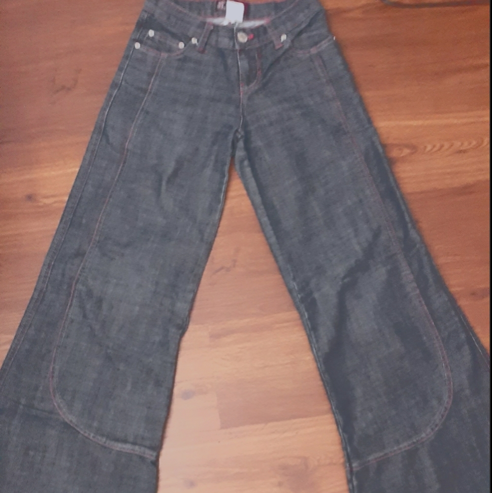 Kikwear - KikGirl 26" Ultra Wide Leg Raver Jeans